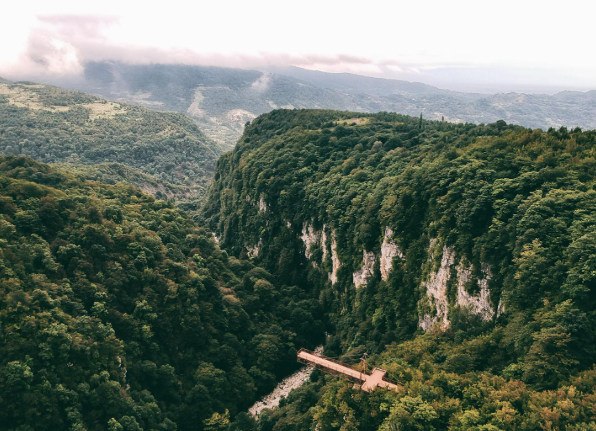 Okatse Canyon, Imereti, Georgia